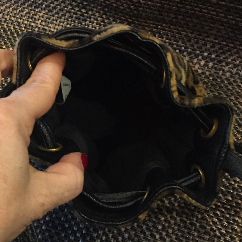 CLOSEOUT Mini Leopard Hobo Boho Purse - Picture 5 of 8